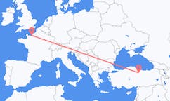 เที่ยวบิน จาก Deauville, ฝรั่งเศส ไปยัง โตกัต, ตุรกี