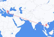Flyreiser fra Siem Reap, Kambodsja til Athen, Hellas