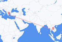 Flyreiser fra Siem Reap, Kambodsja til Athen, Hellas