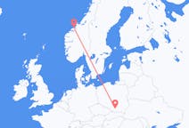 Flyreiser fra Kristiansund, Norge til Kraków, Polen