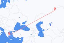 出发地 哈萨克斯坦出发地 庫斯塔奈目的地 希腊雅典的航班
