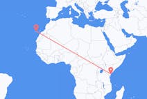 Рейсы из Малинди, Кения на Тенерифе, Испания