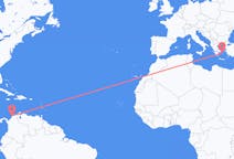 Flights from Cartagena to Ano Syros