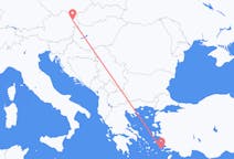 Flyreiser fra Kalymnos, til Vienna
