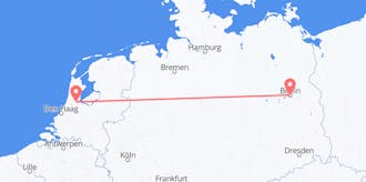 Flights from Germany to the Netherlands