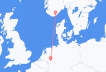 เที่ยวบินจาก Duesseldorf ไปยัง Kristiansand