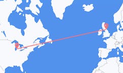 Flights from Grand Rapids to Newcastle upon Tyne