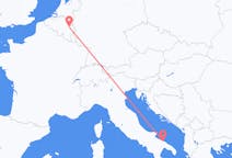 Flights from Liège, Belgium to Bari, Italy