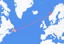 Flights from from Saint-Pierre to Kristiansund
