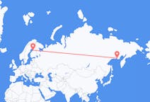 Voli dalla città di Magadan per Oulu