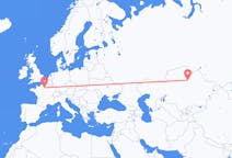 Flyrejser fra Nur-Sultan til Paris