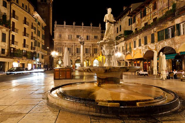PHOTO OF Piazza delle Erbe in Verona, Italy .