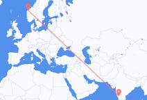 Flyreiser fra Hubli-Dharwad, India til Ålesund, Norge