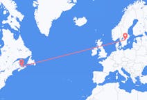 出发地 加拿大夏洛特顿目的地 瑞典林雪平的航班