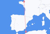 Flyg från Oran, Algeriet till Rennes, Frankrike