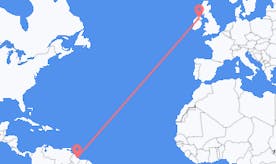 Flights from Guyana to Northern Ireland