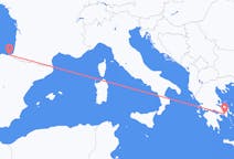 Flyg från Aten till San Sebastián