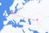 Flüge von Türkistan, Kasachstan nach Hamburg, Deutschland