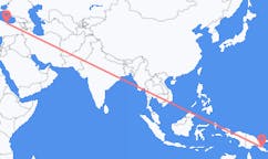 Flyreiser fra Popondetta, Papua Ny-Guinea til Ordu, Tyrkia