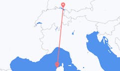 Flights from Calvi, Haute-Corse, France to Friedrichshafen, Germany