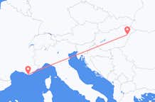Flüge von Toulon, nach Debrecen