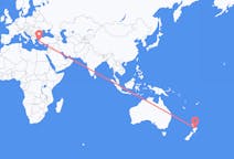 Flyrejser fra Rotorua, New Zealand til Izmir, Tyrkiet