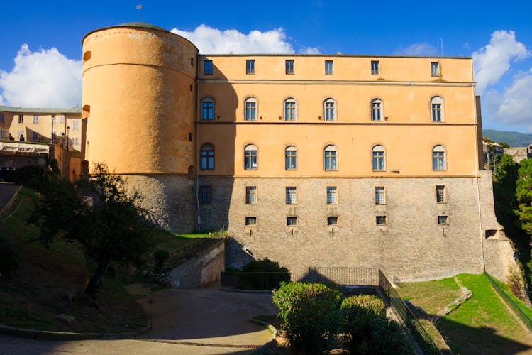 Photo of  Governors Palace in the citadel, Bastia, Corsica, France.