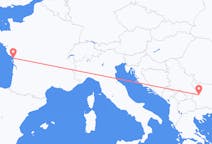 Flyg från Sofia, Bulgarien till La Rochelle, Frankrike