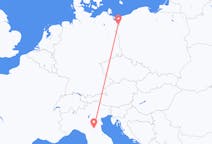 Flights from Szczecin in Poland to Bologna in Italy