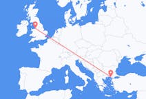 Flights from Alexandroupoli, Greece to Liverpool, the United Kingdom