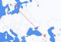 来自亚美尼亚出发地 葉里溫目的地 瑞典維斯比的航班