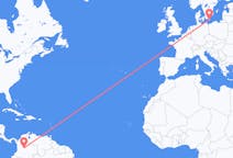 出发地 哥伦比亚出发地 波哥大目的地 丹麦博恩霍姆島的航班
