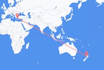 Flyreiser fra Nye Plymouth, New Zealand til Mykonos, Hellas
