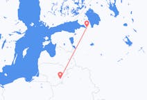 Flyg från Vilnius, Litauen till Sankt Petersburg, Ryssland