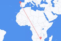 Flyg från Bulawayo, Zimbabwe till Porto, Portugal
