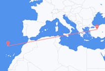Fly fra Eskişehir til Funchal
