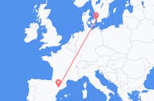 Рейсы из Лериды, Испания в Копенгаген, Дания