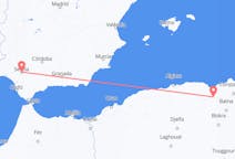 阿尔及利亚出发地 塞提夫飞往阿尔及利亚目的地 塞维利亚的航班