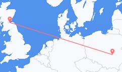 Flyrejser fra Radom, Polen til Edinburgh, Skotland