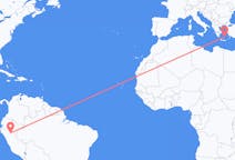 Flights from Tarapoto, Peru to Santorini, Greece