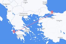 Flyreiser fra Istanbul, Tyrkia til Zakynthos Island, Hellas