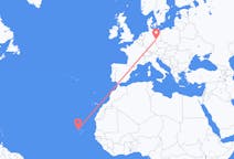 Flyreiser fra São Vicente, Kapp Verde til Leipzig, Tyskland