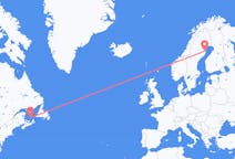Flyrejser fra Les Îles-de-la-Madeleine, Quebec, Canada til Skellefteå, Sverige