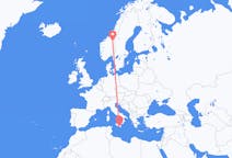 Flights from Comiso, Italy to Røros, Norway