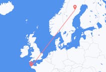 Flights from Brest, France to Lycksele, Sweden