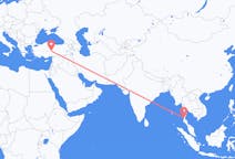 Flights from Kawthaung Township, Myanmar (Burma) to Kayseri, Turkey