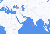 Flyreiser fra Malé, til Sivas