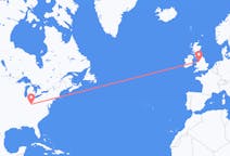 Flights from Cincinnati, the United States to Liverpool, England