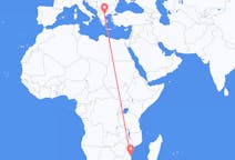 Flyreiser fra Vilankulo, Mosambik til Thessaloniki, Hellas