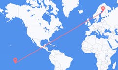 Flights from Rangiroa, French Polynesia to Oulu, Finland
